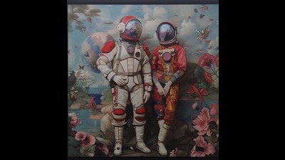 Singaporean artist Jahan Loh’s Postcards from Space (Riddhi Doshi)
