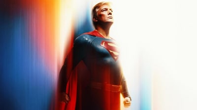 White House posted a photo of 'Superman Trump.' (X/ White House) White House posted a photo of 'Superman Trump.' (X/ White House)