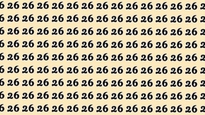This new challenge requires spotting the number 62 among 26s in just 7 seconds. (@OMAPhilipa/X) This new challenge requires spotting the number 62 among 26s in just 7 seconds. (@OMAPhilipa/X)