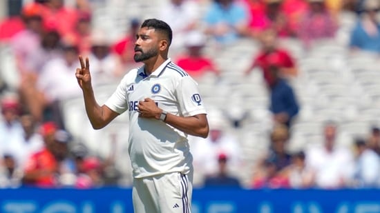 London: India's Mohammed Siraj celebrates the wicket of England's Jamie Smith on the second day of the third test cricket match between India and England, at the Lord's Cricket Ground (PTI)
