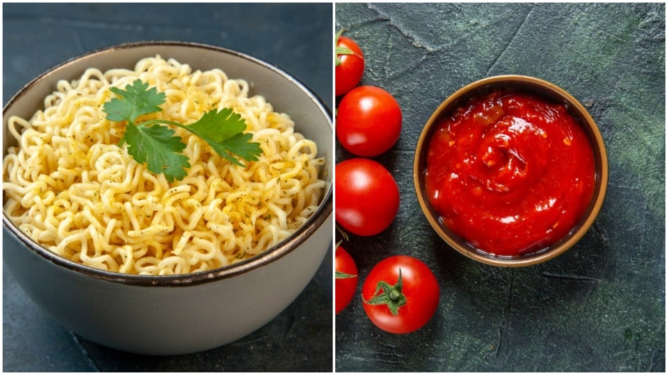 Maggi noodles with tomato ketchup might not be a traditional combination for everyone, but it's actually popular among some people. (Freepik) Maggi noodles with tomato ketchup might not be a traditional combination for everyone, but it's actually popular among some people. (Freepik)