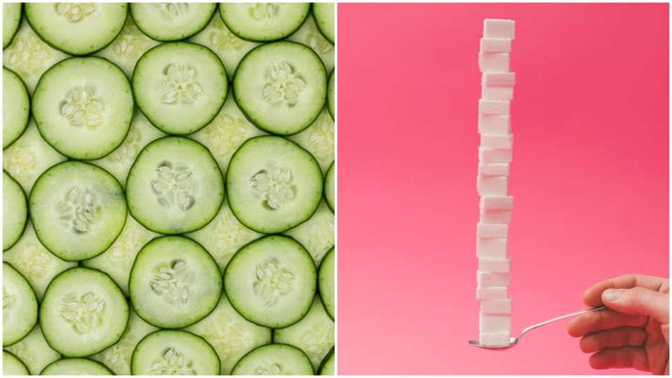 The cucumber and sugar combination might seem unusual, but it's actually used in some cuisines, like Asian. (Unsplash) The cucumber and sugar combination might seem unusual, but it's actually used in some cuisines, like Asian. (Unsplash)