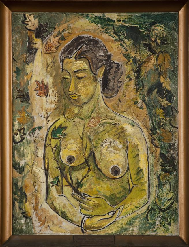 The Spring Nude (1954) by Krishen Khanna. (Image courtesy TIFR Collection) The Spring Nude (1954) by Krishen Khanna. (Image courtesy TIFR Collection)