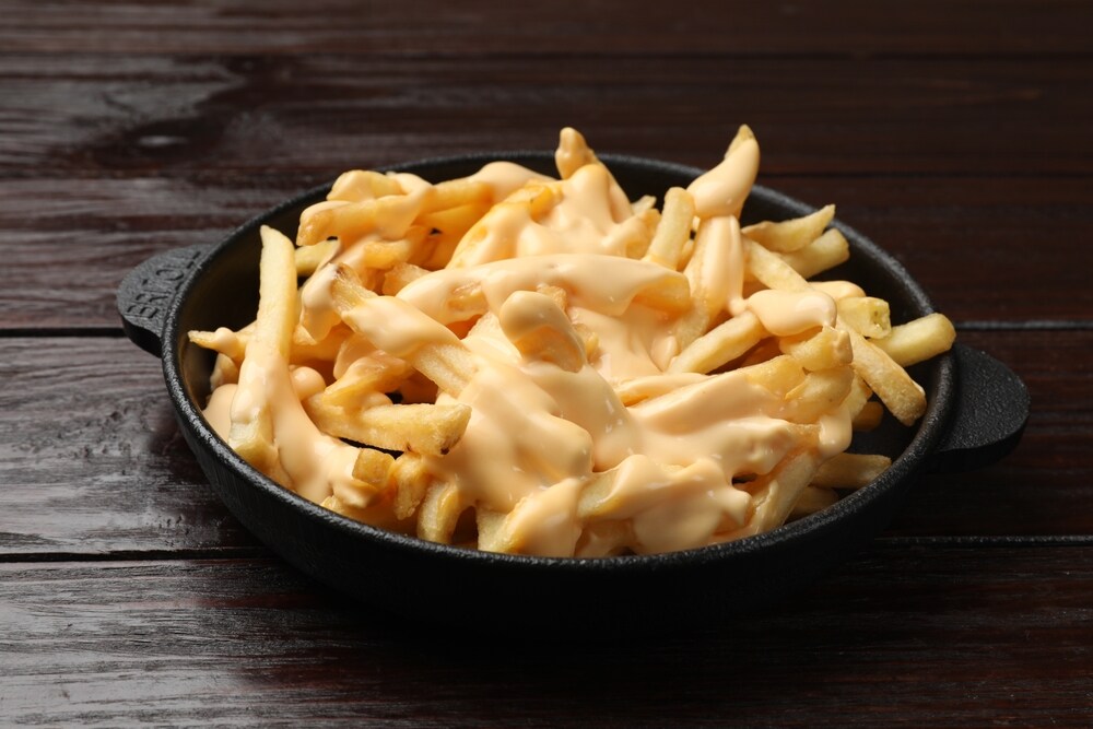 Cheesy fries have a lovely, gooey and creamy taste. (Shutterstock) Cheesy fries have a lovely, gooey and creamy taste. (Shutterstock)