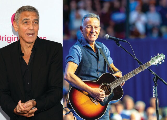 The internet wants George Clooney or Bruce Springsteen as the next American prez. Start manifesting! (SHUTTERSTOCK)