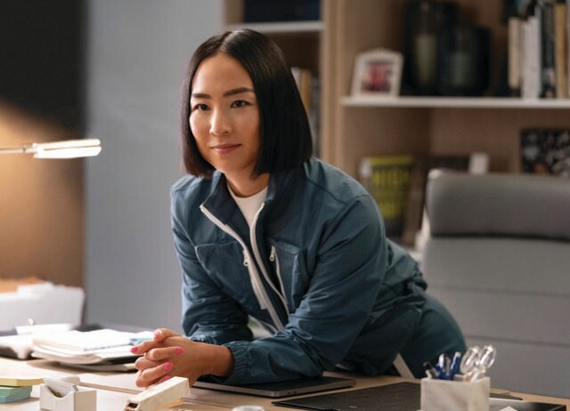 Greta Lee is everywhere, from The Studio to the New Tron movie. We love this for her.