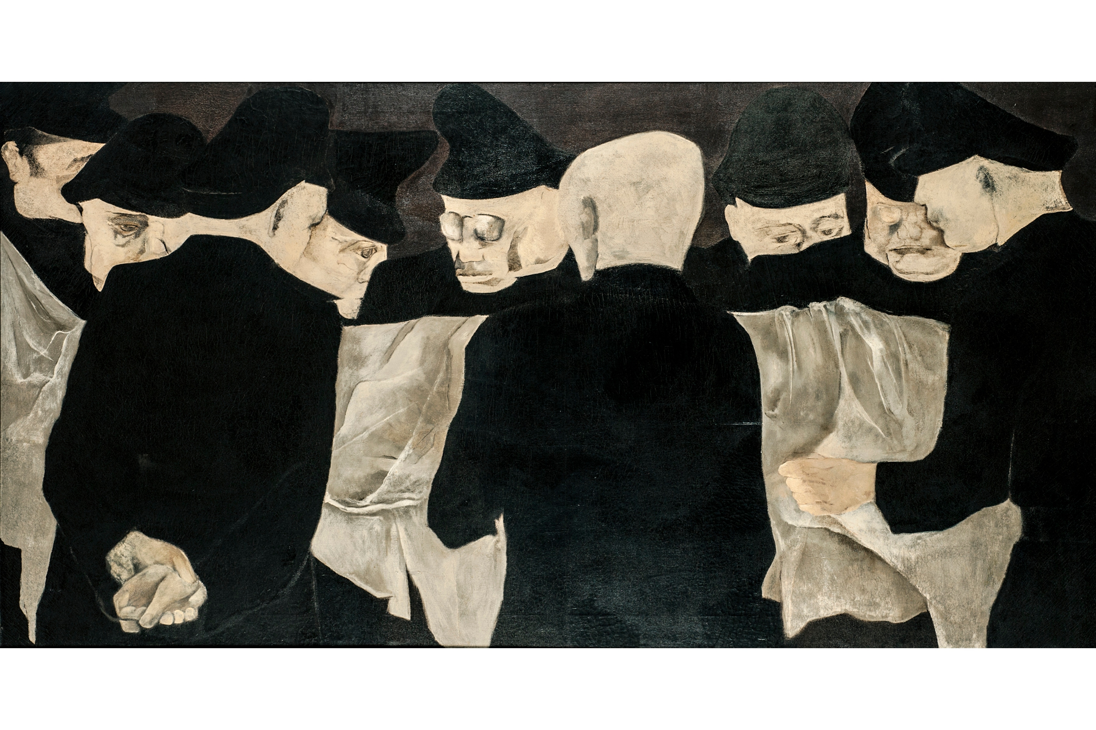 The Anatomy Lesson (1972) by Krishen Khanna. (Image courtesy Collection of ACG Worldwide) The Anatomy Lesson (1972) by Krishen Khanna. (Image courtesy Collection of ACG Worldwide)
