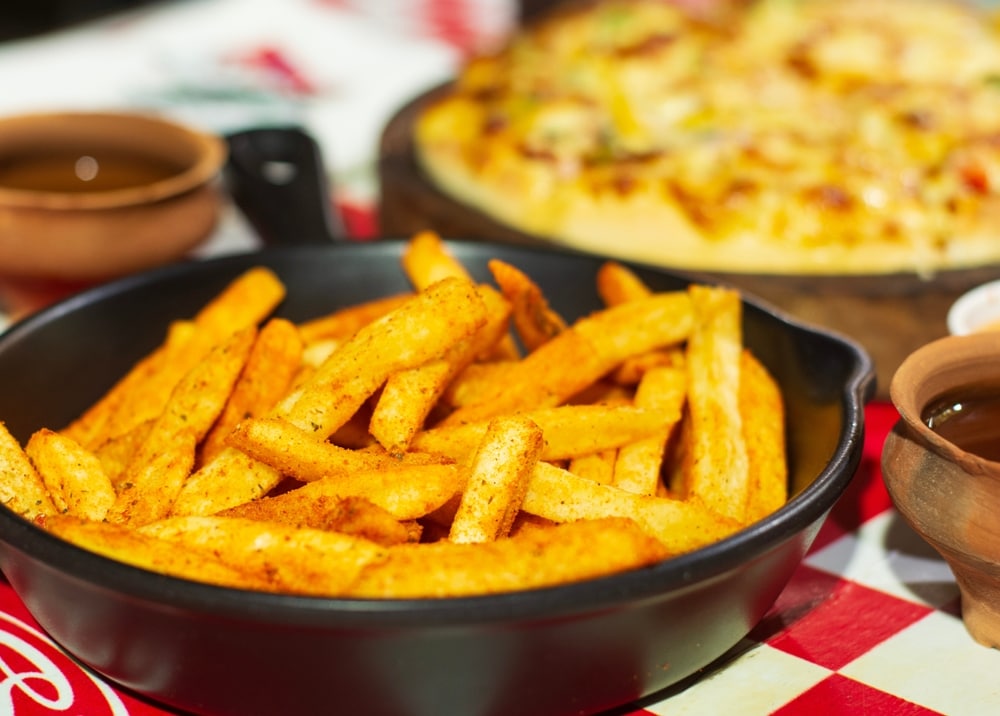 Peri peri fries have a spicy flavour. (Shutterstock) Peri peri fries have a spicy flavour. (Shutterstock)