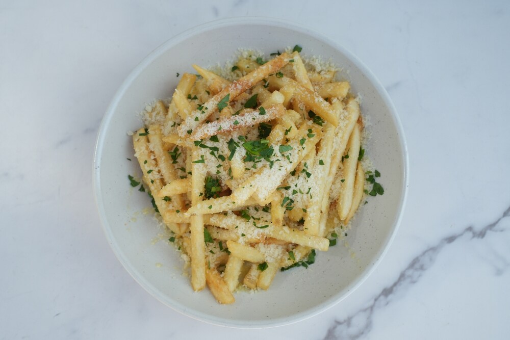 Truffle parmesan fries have a subtle cheesy flavour. (Shutterstock) Truffle parmesan fries have a subtle cheesy flavour. (Shutterstock)