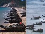 Fleet of Chinese ‘tank boats’ in the sea right across from Taiwan. Fleet of Chinese ‘tank boats’ in the sea right across from Taiwan.