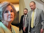 Dan Bongino (R) and Susie Wiles (L) reportedly got into a yelling match at a meeting Dan Bongino (R) and Susie Wiles (L) reportedly got into a yelling match at a meeting