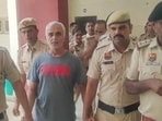 Deepak Yadav, father of Radhika Yadav, being produced in the district court in Gurugram on Friday. Deepak Yadav, father of Radhika Yadav, being produced in the district court in Gurugram on Friday.