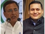 Randeep Singh Surjewala and Amit Malviya Randeep Singh Surjewala and Amit Malviya