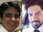 Air India plane pilot Sumeet Sabharwal, 56, and his co-pilot Clive Kunder, 32. Air India plane pilot Sumeet Sabharwal, 56, and his co-pilot Clive Kunder, 32.