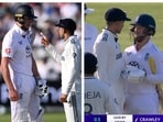 India captain Shubman Gill arguing with England openers Zak Crawley (L) and Ben Duckett (R)