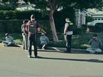 The eight suspects have been booked into the San Joaquin County Jail on various felony charges, said the sheriff's office. The eight suspects have been booked into the San Joaquin County Jail on various felony charges, said the sheriff's office.
