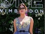 Janhvi Kapoor attends the Wimbledon semi-final match. Janhvi Kapoor attends the Wimbledon semi-final match.