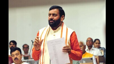 “Bhagwant Mann ji seems to have forgotten that he is commenting not only on the Prime Minister but also on the trust and leadership of 140 crore Indians,” said Haryana chief minister Nayab Singh Saini . (HT) “Bhagwant Mann ji seems to have forgotten that he is commenting not only on the Prime Minister but also on the trust and leadership of 140 crore Indians,” said Haryana chief minister Nayab Singh Saini . (HT)