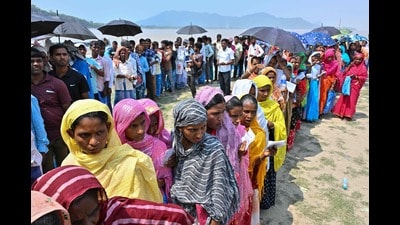 (The Commission has said that those who don’t can provide any one of 11 other documents such as a PSU identity card, passport, matriculation certificate, forest right certificate and caste certificate. (AFP) (The Commission has said that those who don’t can provide any one of 11 other documents such as a PSU identity card, passport, matriculation certificate, forest right certificate and caste certificate. (AFP)