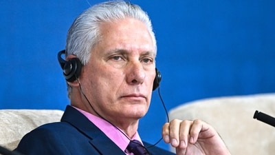 Cuban President Miguel Diaz-Canel (via REUTERS)