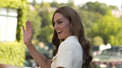 Kate Middleton will be presenting the trophy to the winner of the match between Iga Swiatek and Amanda Anisimova on Centre Court. (AP) Kate Middleton will be presenting the trophy to the winner of the match between Iga Swiatek and Amanda Anisimova on Centre Court. (AP)