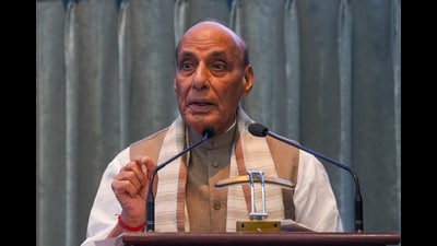 Defence minister Rajnath Singh (PTI)