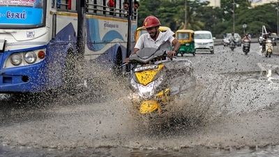 Amid the ongoing monsoon disaster, Himachal Pradesh on Saturday issued a yellow alert for Solan and Sirmaur. (PTI) Amid the ongoing monsoon disaster, Himachal Pradesh on Saturday issued a yellow alert for Solan and Sirmaur. (PTI)