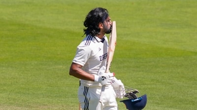 London: India's KL Rahul celebrates his century on the third day of the third test vs England (PTI) London: India's KL Rahul celebrates his century on the third day of the third test vs England (PTI)