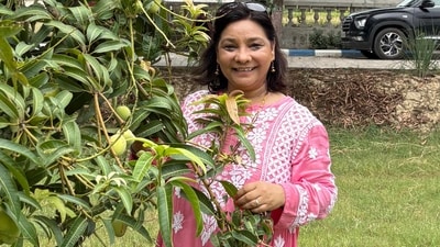 Actor Sunita Rajwar on her recent visit to Lucknow. (Photo: HT) Actor Sunita Rajwar on her recent visit to Lucknow. (Photo: HT)