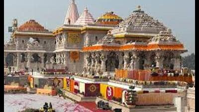 The event will feature the Ram Barat procession, which will be taken out the first time from the Ram temple. (HT file)