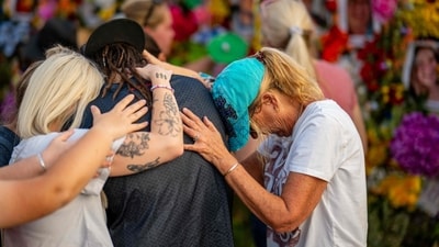 More than 160 people are still missing after storms cells halted over the area, dumping nearly 15 inches of rain and causing a 22-foot rise along the Guadalupe River. (Getty Images via AFP) More than 160 people are still missing after storms cells halted over the area, dumping nearly 15 inches of rain and causing a 22-foot rise along the Guadalupe River. (Getty Images via AFP)
