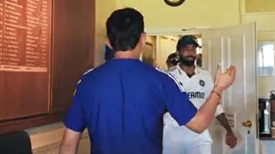 It was quite an occasion as Jasprit Bumrah finally got on the Lord's Honours Board (Screengrabs - BCCI X) It was quite an occasion as Jasprit Bumrah finally got on the Lord's Honours Board (Screengrabs - BCCI X)