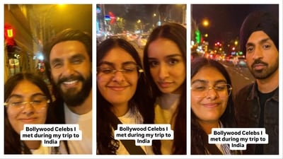 Jasmine has shared a bunch of AI-generated pictures that show her hanging out with desi celebrities such as Ranveer Singh, Shraddha Kapoor and Diljit Dosanjh. Jasmine has shared a bunch of AI-generated pictures that show her hanging out with desi celebrities such as Ranveer Singh, Shraddha Kapoor and Diljit Dosanjh.