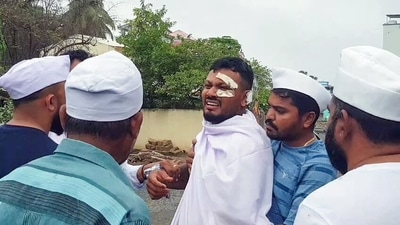 Lone survivor of the AI-171 flight crash, Vishwas Ramesh Kumar, mourns the death of his brother Ajay Ramesh (ANI Grab ) Lone survivor of the AI-171 flight crash, Vishwas Ramesh Kumar, mourns the death of his brother Ajay Ramesh (ANI Grab )