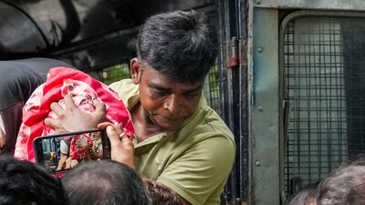 A student of the Indian Institute of Management-Calcutta (IIM), accused in the alleged rape of woman student inside a hostel of the business school, being produced at a city court, in Kolkata (PTI) A student of the Indian Institute of Management-Calcutta (IIM), accused in the alleged rape of woman student inside a hostel of the business school, being produced at a city court, in Kolkata (PTI)