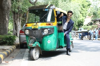 Karan Tacker on the streets of Connaught Place. (Manoj Verma/ HT)