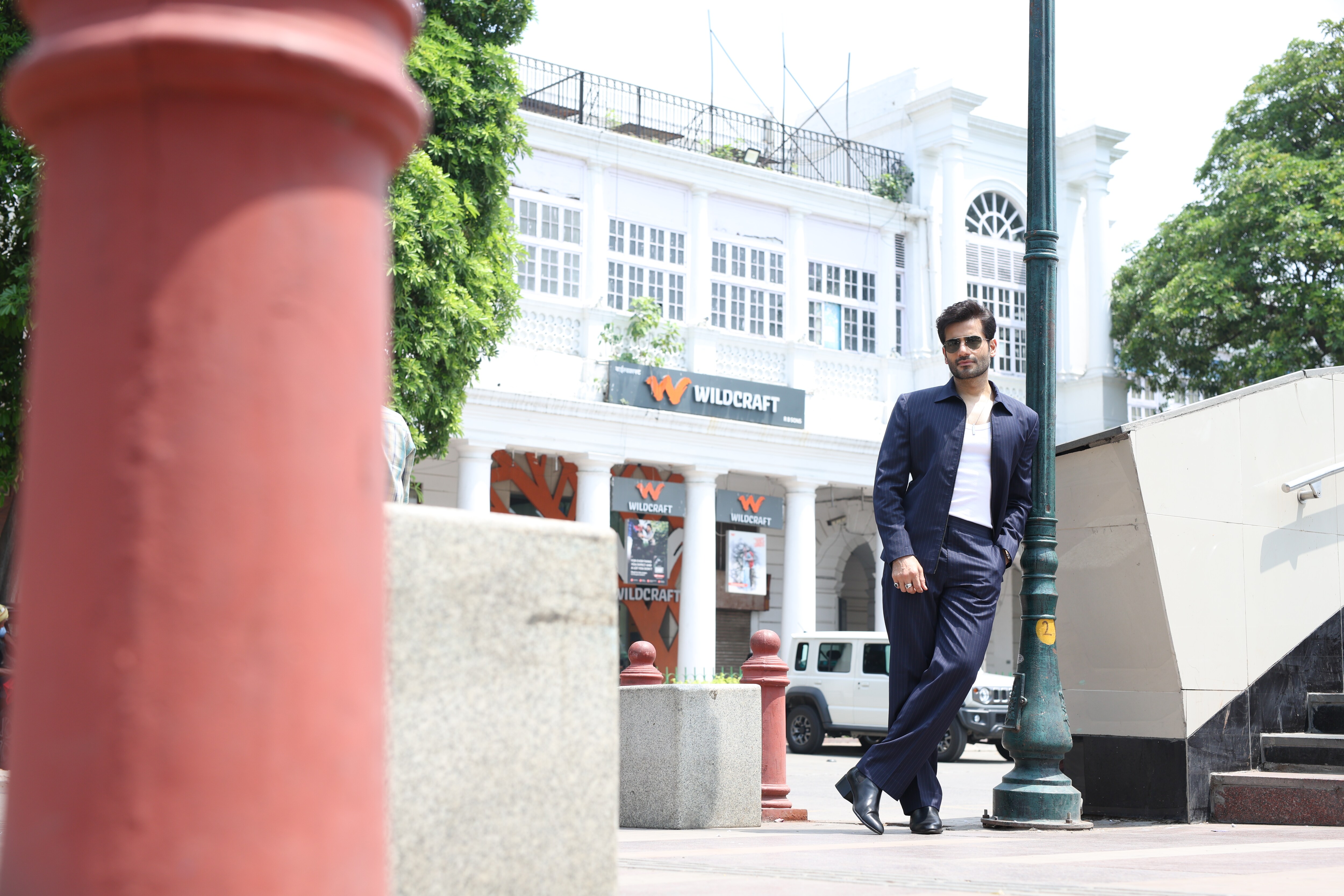 Karan Tacker on the streets of Connaught Place.