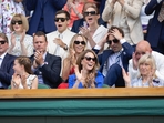 The Royal Family, including Kate Middleton, Prince William, and Prince George, were seated at the Royal Box.