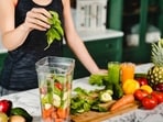 Diet rich in leafy greens and veggies keep you healthy. Diet rich in leafy greens and veggies keep you healthy.