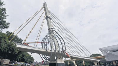 Pune Metro’s Omkareshwar Bridge set to open in August