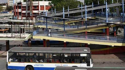 A post went viral on women working in IT sector using free-bus scheme in Bengaluru. A post went viral on women working in IT sector using free-bus scheme in Bengaluru.