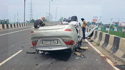 According to Bhawanigarh station house officer Malwinder Singh, Ekambir Singh and his friend Harjot Singh (24), were returning from a wedding in a Hyundai Verna car when the accident took place on Phagguwala flyover in Bhawanigarh. According to Bhawanigarh station house officer Malwinder Singh, Ekambir Singh and his friend Harjot Singh (24), were returning from a wedding in a Hyundai Verna car when the accident took place on Phagguwala flyover in Bhawanigarh.