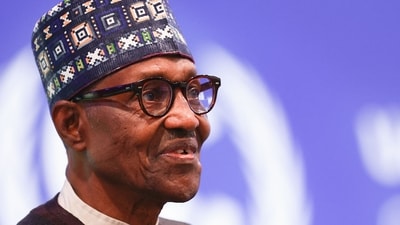 Muhammadu governed Nigeria with a strong hand as a military ruler in the 1980s before reinventing himself as a "converted democrat", serving two terms from 2015 to 2023. (AFP)