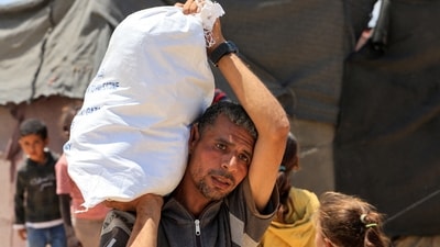 The 21-month war has left much of Gaza's population of over 2 million reliant on outside aid while food security experts warn of famine. (Reuters)