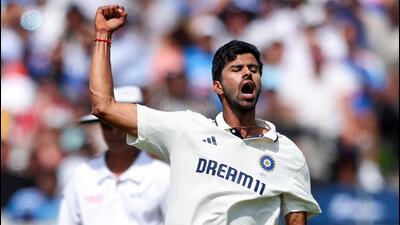India's Washington Sundar picked up four wickets in the second innings against England at Lord’s. (BCCI) India's Washington Sundar picked up four wickets in the second innings against England at Lord’s. (BCCI)