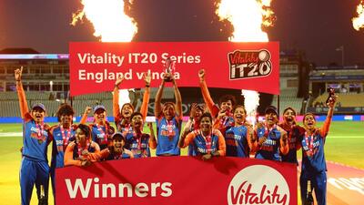 India sealed the series with a 3-2 win -- their first in T20I cricket on English soil. (Reuters) India sealed the series with a 3-2 win -- their first in T20I cricket on English soil. (Reuters)