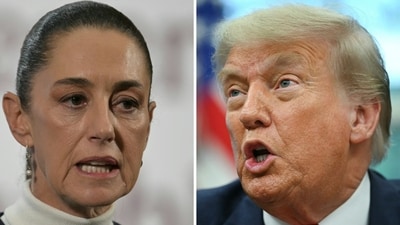 Mexico's President Claudia Sheinbaum and US President Donald Trump. (AFP) Mexico's President Claudia Sheinbaum and US President Donald Trump. (AFP)