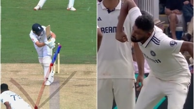 Mohammed Siraj was absolutely furious after Joe Root survived a dismissal (X) Mohammed Siraj was absolutely furious after Joe Root survived a dismissal (X)