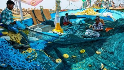 The arrested fishermen were taken to Kankesanthurai port in Sri Lanka for investigation. (PTI/ Representational) The arrested fishermen were taken to Kankesanthurai port in Sri Lanka for investigation. (PTI/ Representational)