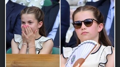 Princess Charlotte garnered attention for her pink nails at Wimbledon, with fans expressing admiration for her style. (X@RoyallyBelle_) Princess Charlotte garnered attention for her pink nails at Wimbledon, with fans expressing admiration for her style. (X@RoyallyBelle_)